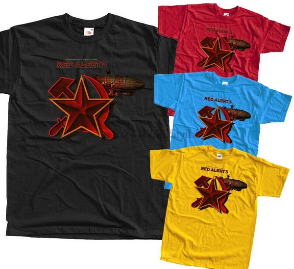 

command conquer red alert - kirov v2 game t-shirt (black) all sizes s-5xl