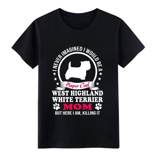 

men's west highland white terrier t shirt design tee shirt s-3xl anti-wrinkle fashion summer style letters shirt
