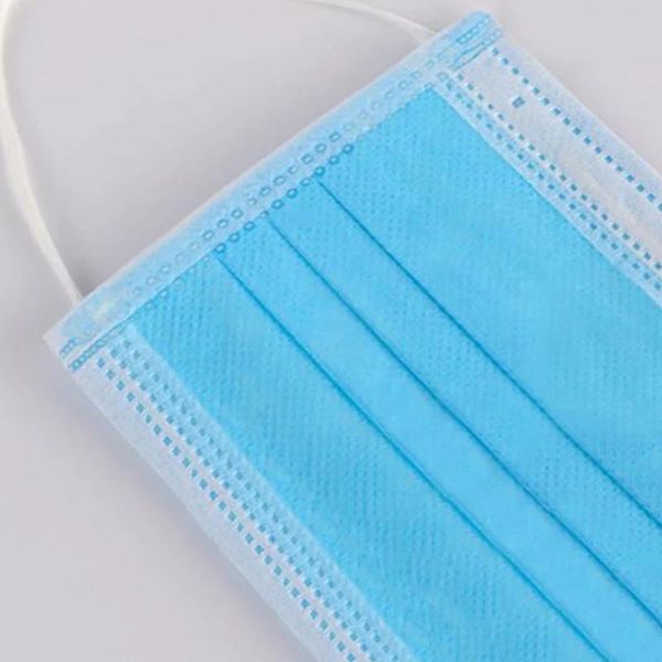 

stockdisposable m ear with elastic in face loop masks 3 ply breathable and comfortable for blocking dust air pollution protection pack p451