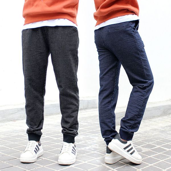 

children jeans pants 2020 spring school kids striped casusal deninm trouser pants for teen big boys 6 8 10 12 14 years tx123, Blue