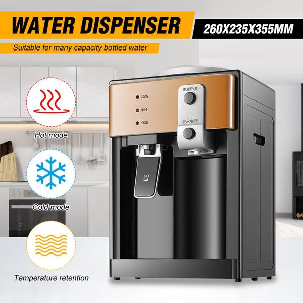 

electric water dispenser deskdrinking fountain cold & warm water cooler heater home office hostel coffee bar helper