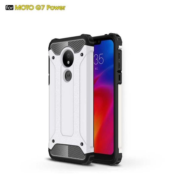 

dual layer heavy duty rugged armor case for moto g7 power hybrid tpu pc shockproof protective cover