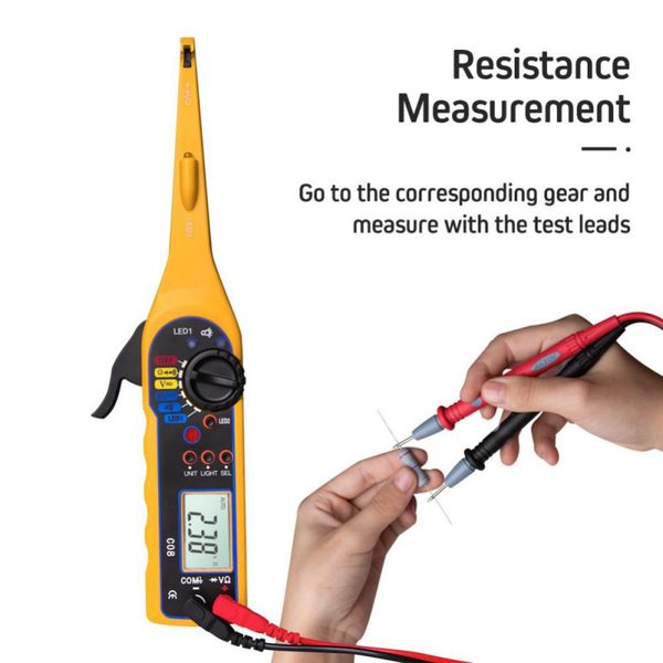 

car circuit tester digital display multimeter auto circuit fault diagnostic maintenance detection tools