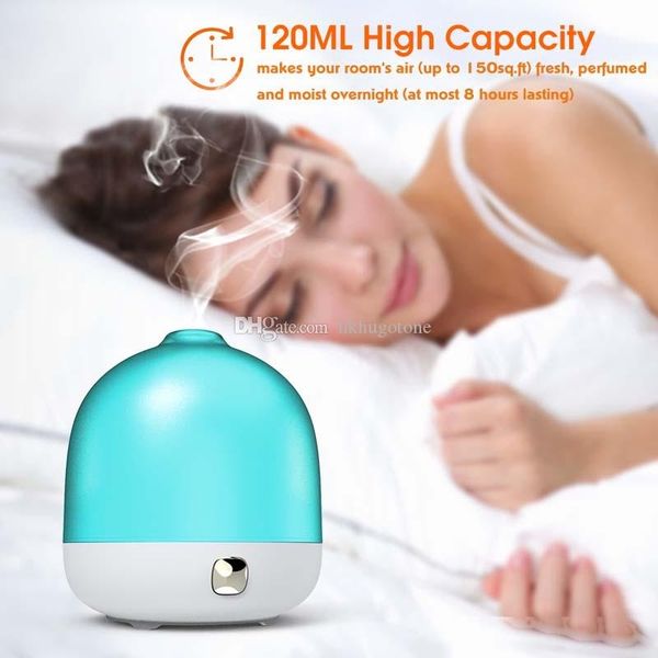 

120ml led 7 colors changing usb essential oil aroma diffuser ultrasonic humidifier air purifier freshener car home decoration rgb led light