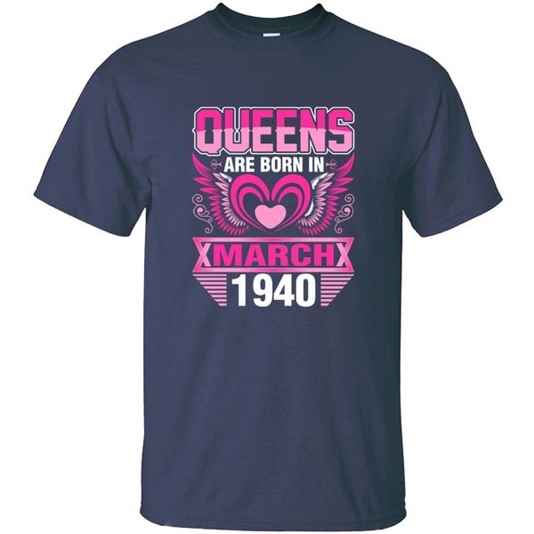 

summer queens are born in march 1940 tshirt cotton outfit streetwear novelty boy girl t shirts camisetas hiphop