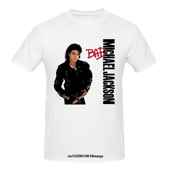 

funny t shirts fashion men's t-shirt men summer t-shirt michael jackson bad graphic t shirts for men