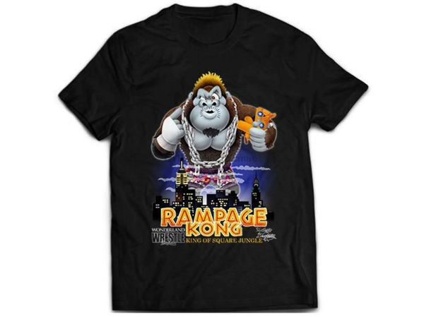 

official njpw - new japan pro wrestling - togi makabe rampage kong t-shirt