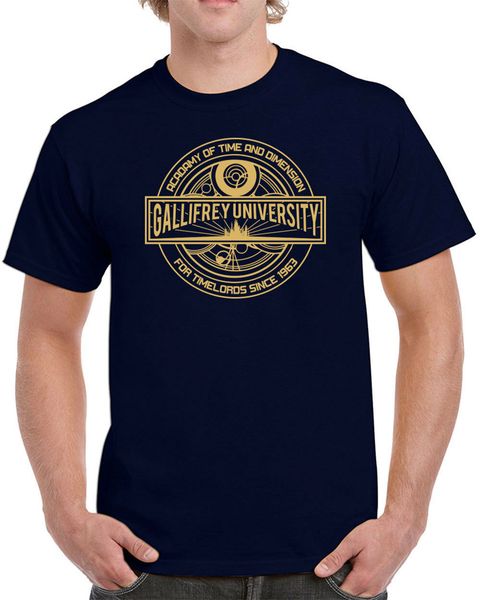 

609 gallifrey univeristy mens t-shirt tv show doctor science fiction tardis 2xl 3xl tee shirt