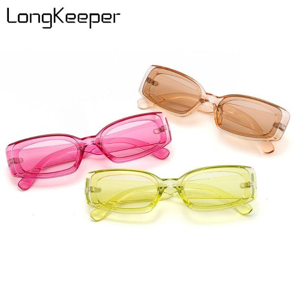 

vintage small square sunglasses women brand designer retro rectangle sun glasses female pink green shades oculos feminino, White;black