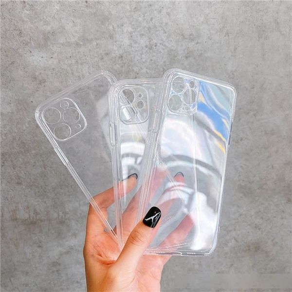 

phone case for iphone11 6 7 8 plus 11pro max xs max x xr soft clear back cover shell protection back cover wholesale