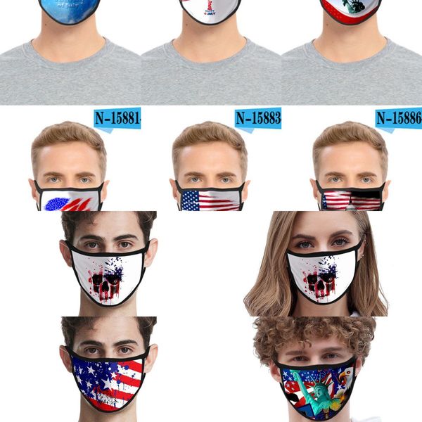

double foral layer mask print face dustproof anti-uv designer masks fashion women men mout wy4q