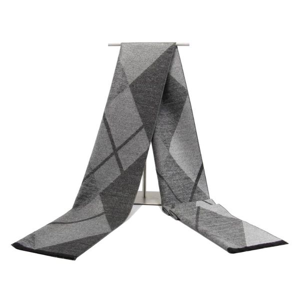 

fashion design men and women scarf neckerchief winter warm soft fringe shawls wraps scarves, Blue;gray