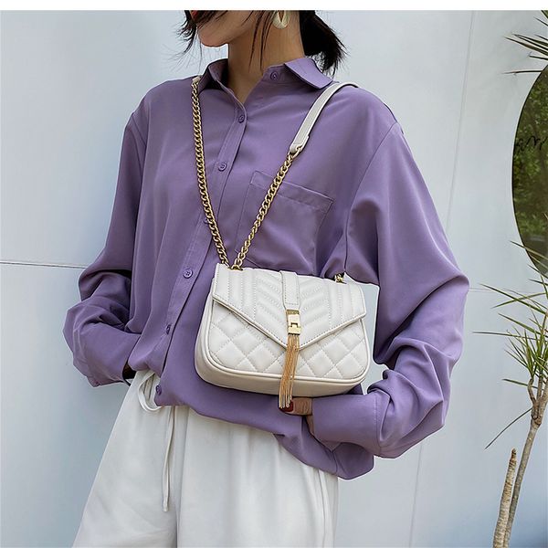 

brand original design 2020 summer new joker shoulder messenger bag fashion ladies chain square bag