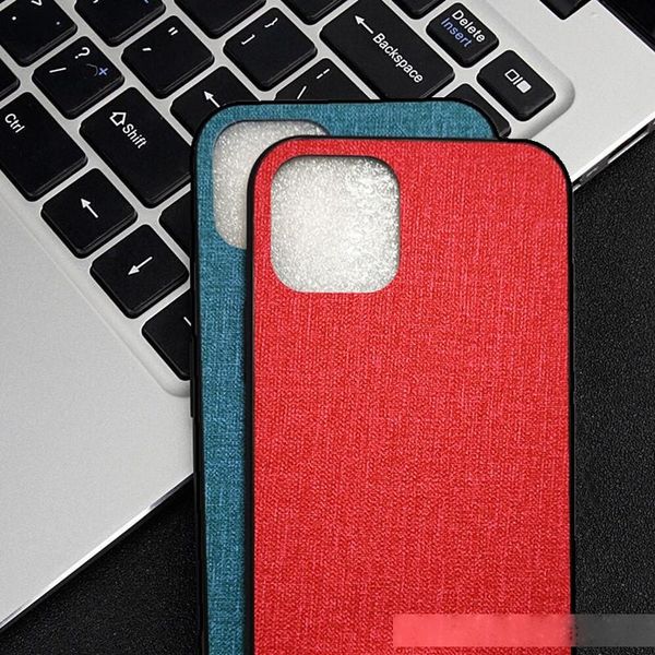 

10pcs cloth style case cover soft phone cover full coverage anti-knock protect phone case for iphone 11 pro max xs max xr