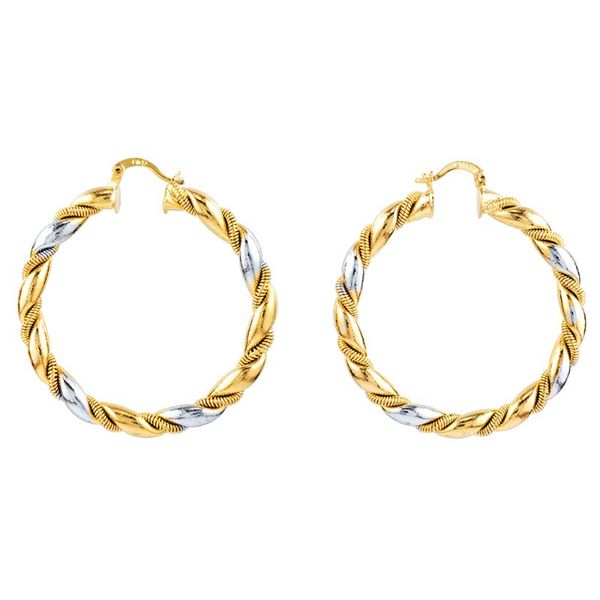 

hoop & huggie ethlyn 5.5cm/ african women ethiopian round earrings two tone jewelry arab items metal accessories gift e040, Golden;silver