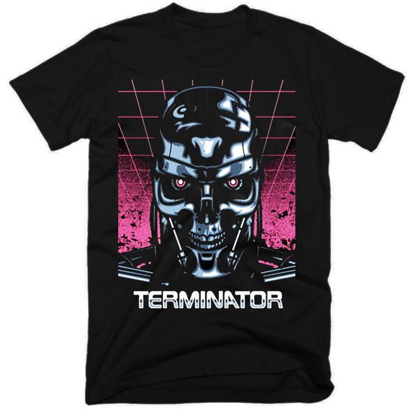 

terminator, movie ,100% cotton,men's t-shirt