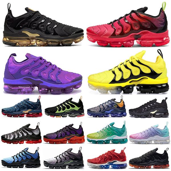 

с box tn plus big size 13 кокетливые фиолетовый пастельные metallic gold мужские кроссовки hyper violet volt lemon lime женщины тренеры крос