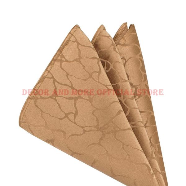 

50pcs polyester solid jacquard damask table napkin white red beige decor dining napkins for wedding party l 19inch/48cm