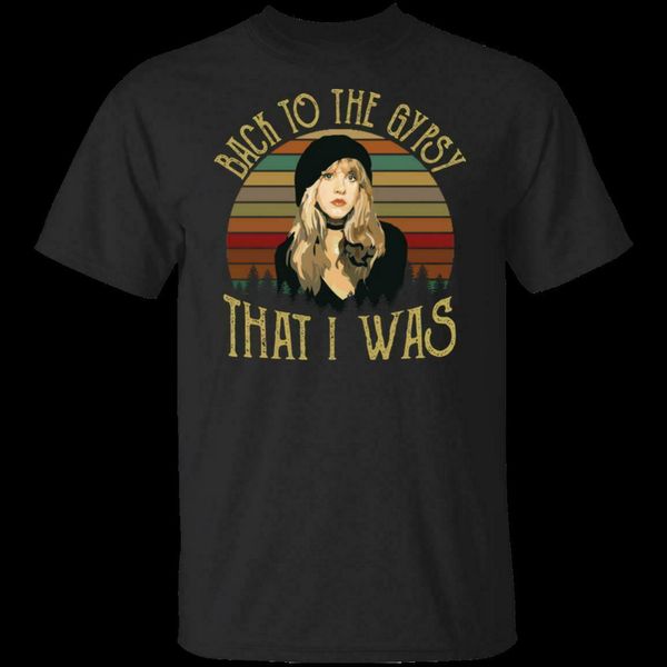 

stevie nicks back to the gypsy that i was men's t shirt black cotton tee s 3xl latest new style tee shirt