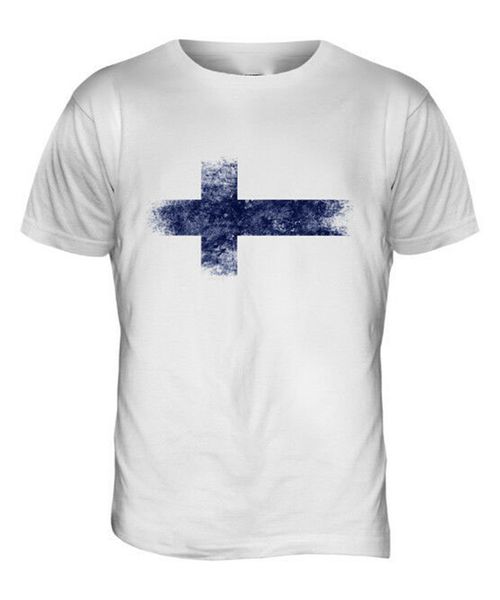 

finland distressed flag mens t-shirt suomi football finnish gift shirt outdoor wear tee shirt