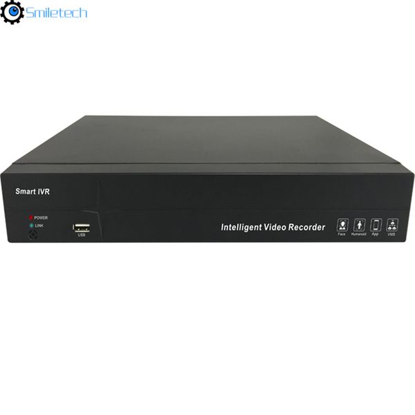 

kits h.265 32ch 4k 2hdd nvr audio 5mp analysis function onvif alarm intelligence for surveillance security system, Black;white