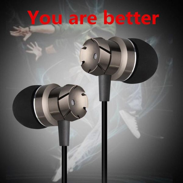 

bass headsets sport wired in ear music fone ouvido head phone with microphone for mobile phone mp3/4 player