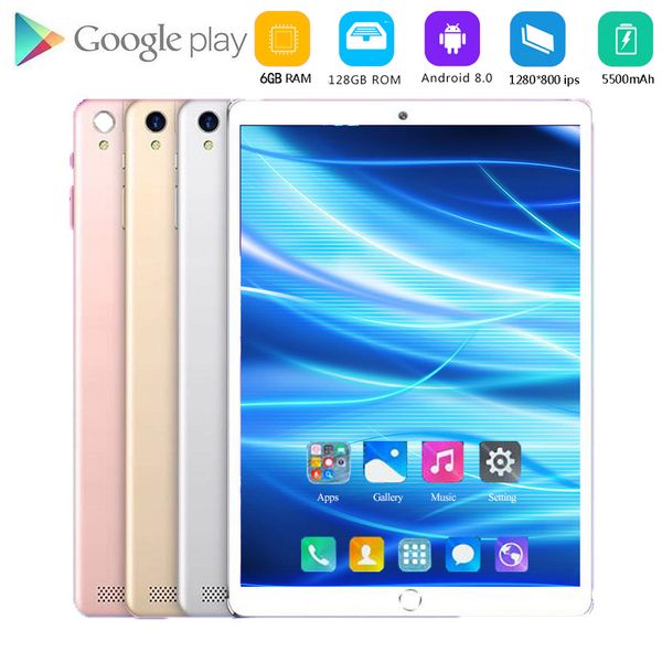 

tablet pc 2021 sales 10 inch android 8.0 1280*800 ips 4g lte octa core 6gb ram 128gb rom 8mp wifi gps tablets 10.1