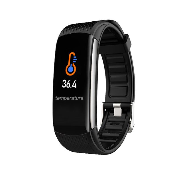 

2020 smart watch waterproof wristband body temperature monitoring blood pressure heart rate smartband bluetooth smart bracelet