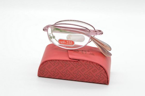

gafas de lectura stylerish fashion foldable women non sphere titanium alloy reading glasses +1 +1.5 +2.0 +2.5 +3 +3.5+4, White;black
