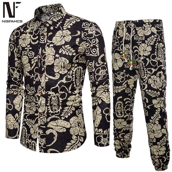 

handsome boys floral suits holiday casual set long sleeve clothes men pants vintage printed dinner party suit new fashion kg-1122, White;black