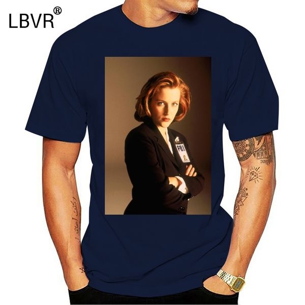 

scully x-files t-shirt retro 90s vintage vtg gillian anderson mulder aliens fbi men t shirt