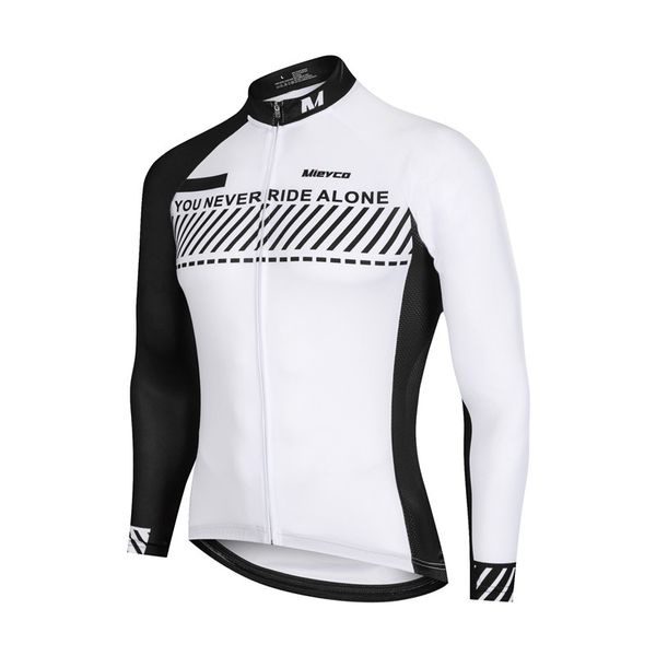 

mieyco pro long sleeve cycling jersey outdoor ropa ciclimo hombre breathable quick drying suit with pockets for men spring fall, Black;blue