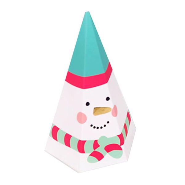 

new christmas tree triangle party paper favour candy sweets gift boxes x10 for home santa claus gift