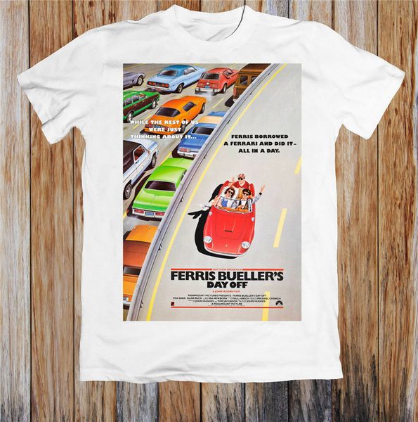 

ferris buellers day off 80s movie poster t shirt 2xl 8xl tee shirt