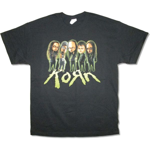 

korn мужской карикатура футболка blackhipster o-образный вырез casual