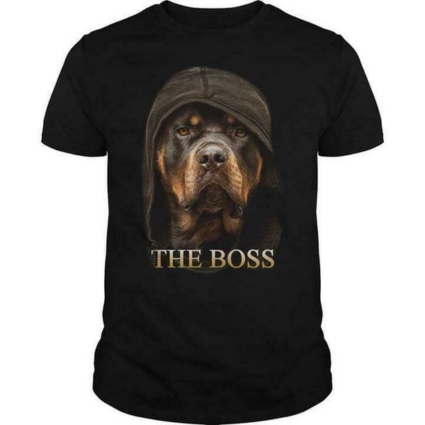 

rottweiler the b0ss tshirt men black m 3xl male female tee shirt