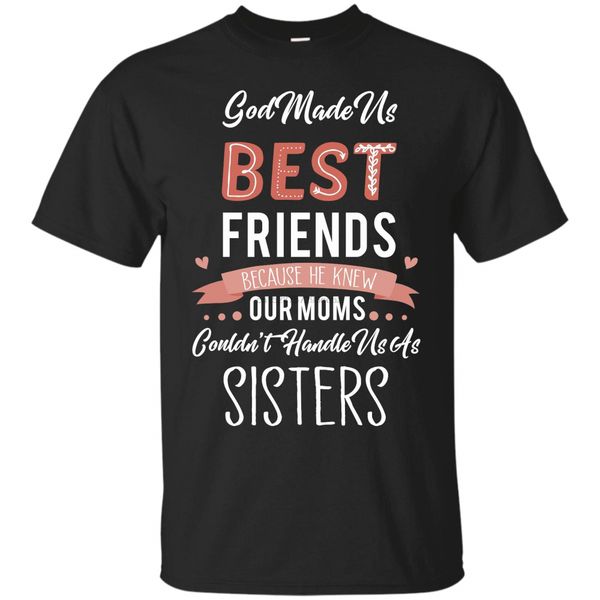 

funny cute friend shirt god made us friends