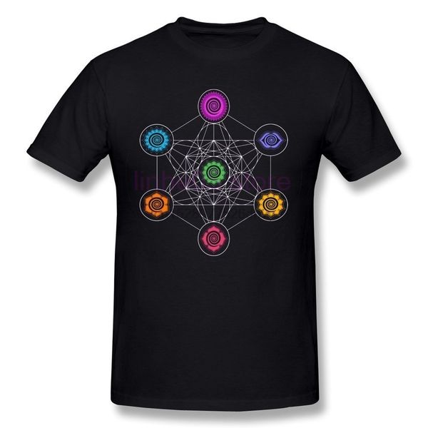

hsuail men metatrons cube chakras cosmic energy centers t shirt