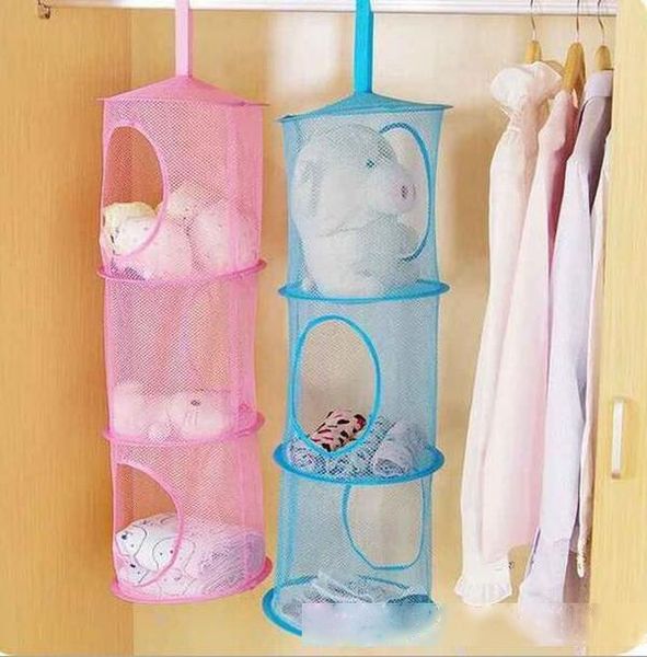 

new arrive shelf hanging storage net kids toy organizer bag bedroom wall door closet