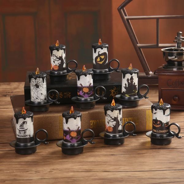 

чашка хэллоуина pumpkincolorful дома с привидениями надгробия украшение halloween электронных свечной электронной тыква pumpkincolorful мале