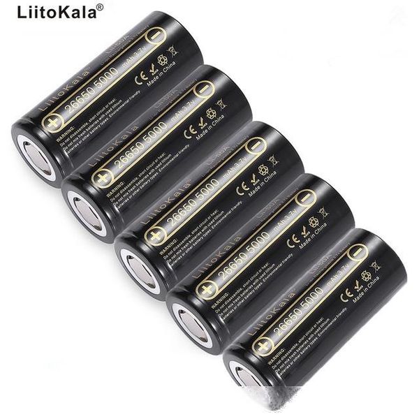 

consumer electronics liitokala lii-50 26650 5000 mah 26650-50a li-ion 3.7v rechargeable battery for flashlight 20a new packing