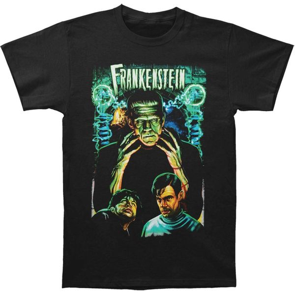 

frankenstein men's dr frankenstein t-shirt black tee shirt