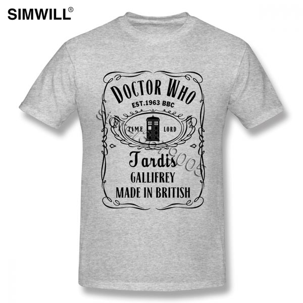 

5xl doctor who tee men's fashion t shirt short sleeve tardis tshirt men plus size casual cotton tv t-shirt