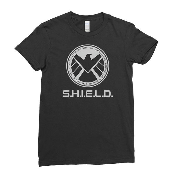 

avengers superhero hit agents of s.h.i.e.l.d women t shirt tee simple short-sleeved cotton t-shirt tee