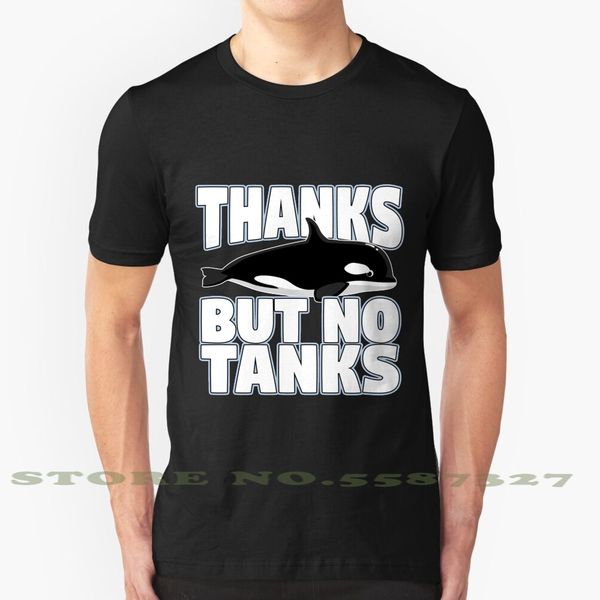 

thanks but no tanks orca summer funny t shirt for men women orca oracas killer whales whales save the whales save the orcas