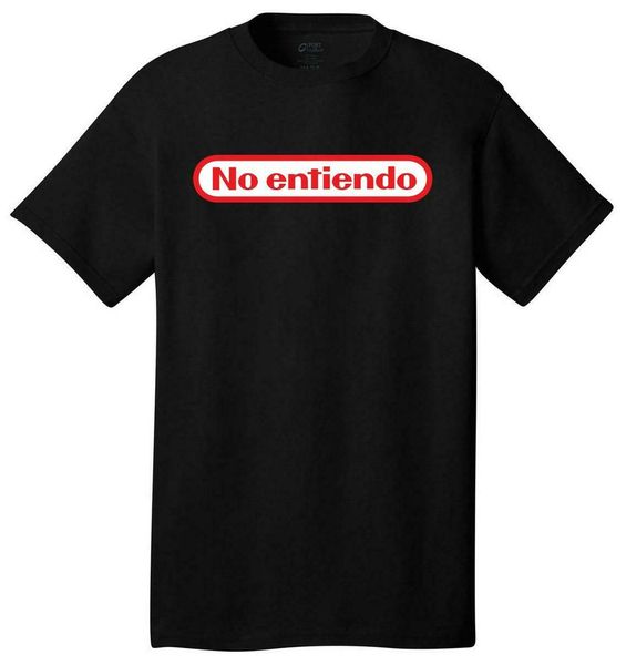 

нет entiendo - мужской 100% хлопок футболки майка