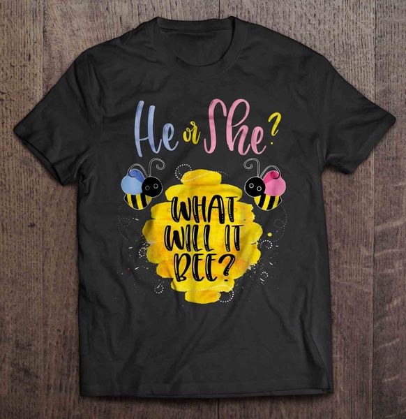 

men t shirt he or she what will it bee gender reveal version women t-shirt