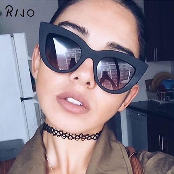 

retro thick frame cat eye sunglasses ladies ladies fashion brand designer mirror mirror cat eye sunglasses women summer sunglass, White;black