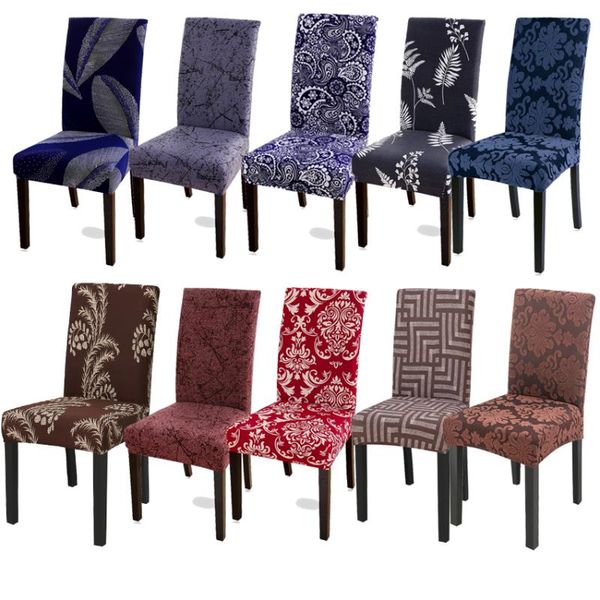 

chair covers 1/2/4/6pc christmas anti-dirty removable cover elastic seat year festival dining protector home