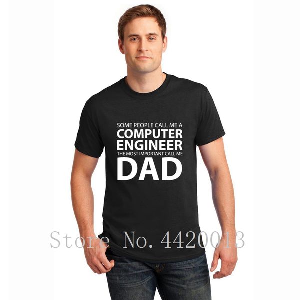 

design short sleeve s-xxxl some people call me computer engineer vintage funny casual spring letter pop tee t shirt for men